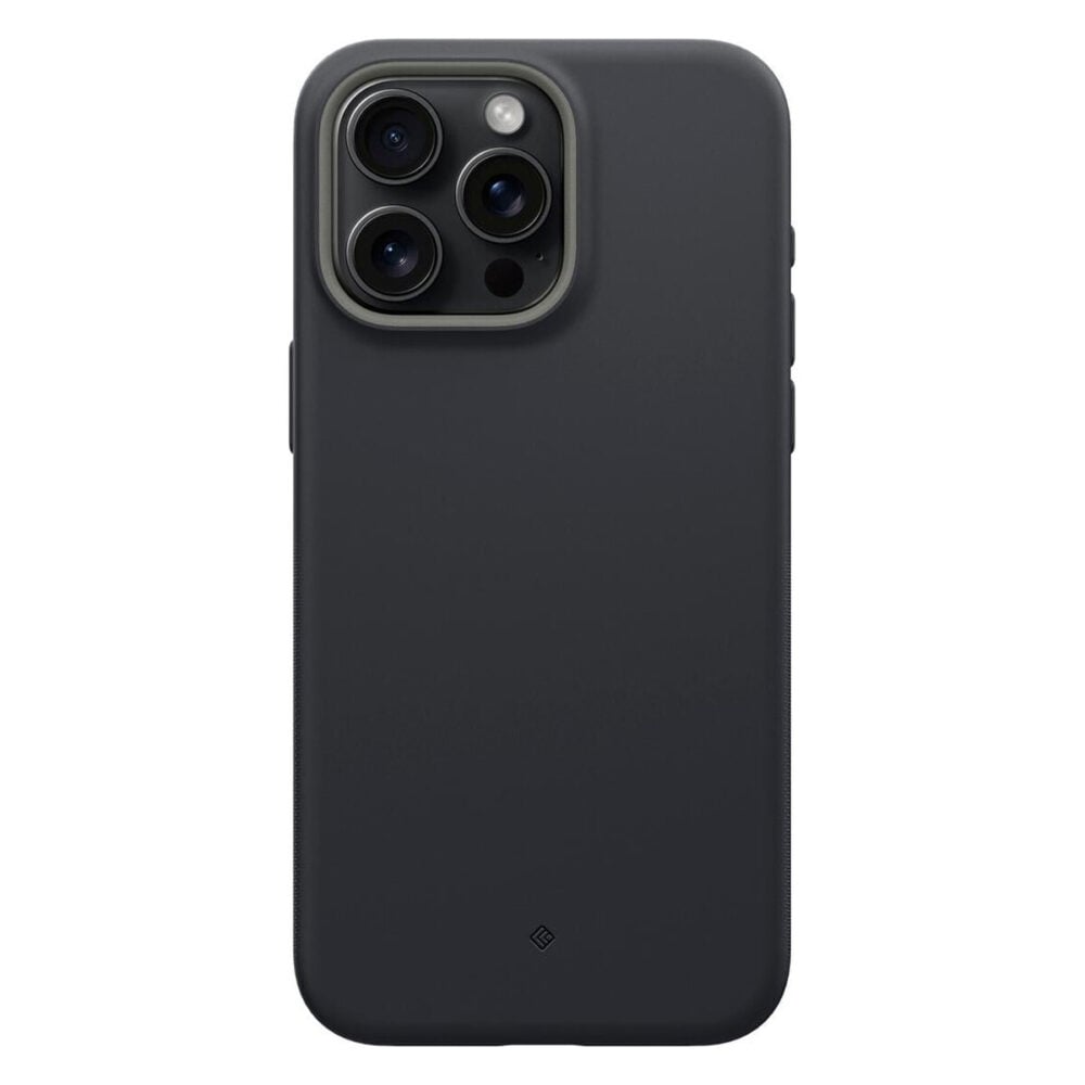 Spigen® Nano Pop™ Mag by Caseology® Collection ACS06618 iPhone 15 Pro Max MagSafe Case -Black Sesame