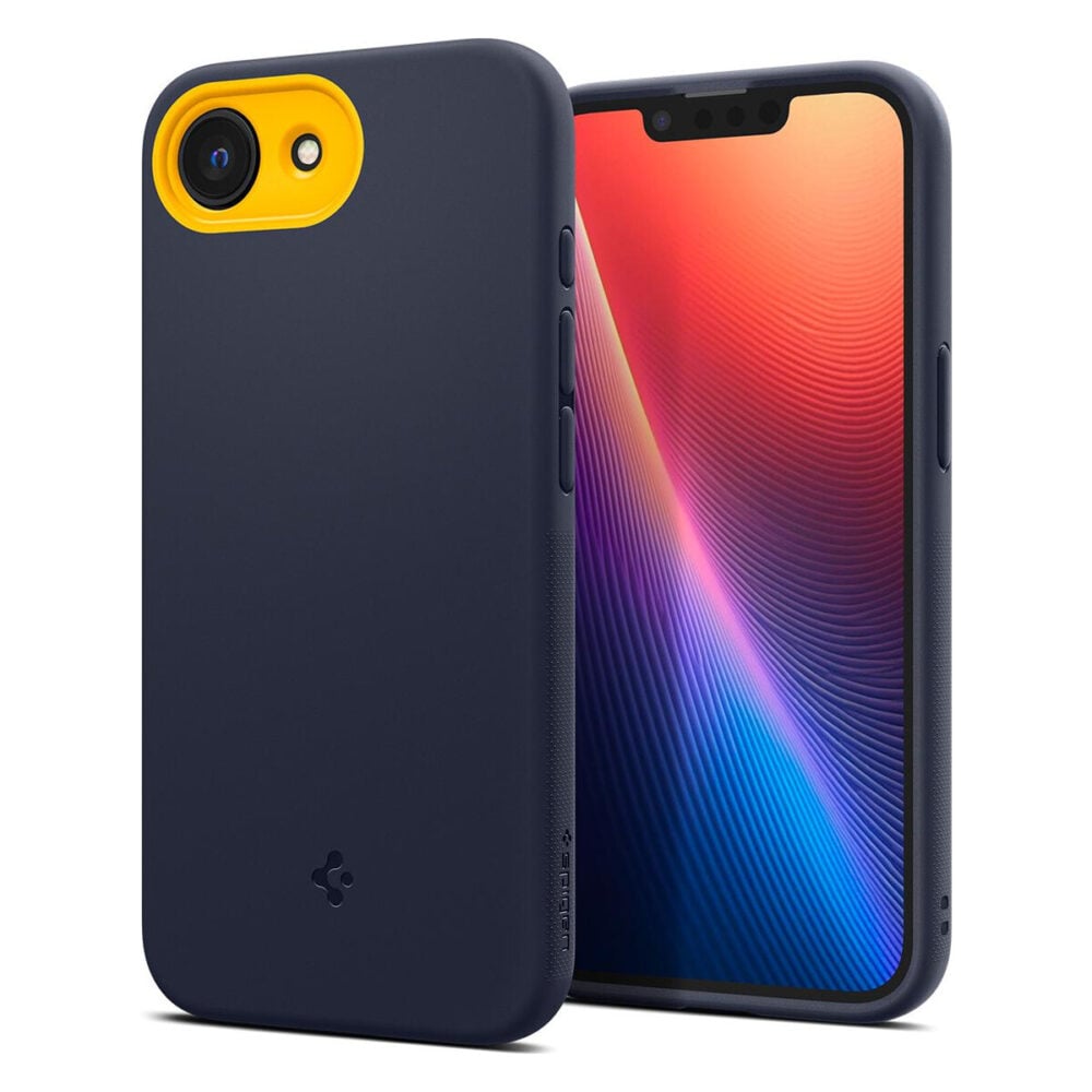 Spigen® Nano Pop™ (MagFit) ACS09154 iPhone 16e Case - Blueberry Navy