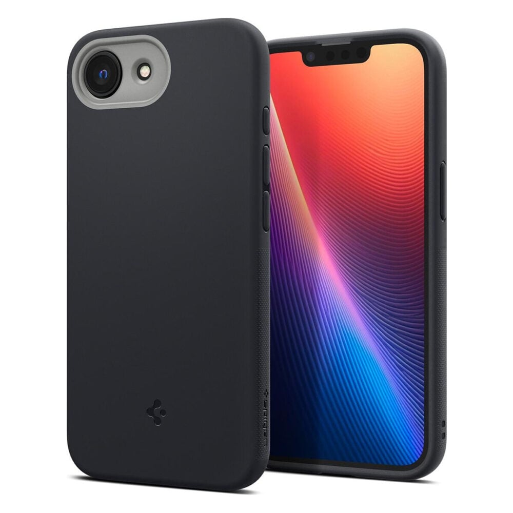 Spigen® Nano Pop™ (MagFit) ACS09155 iPhone 16e Case - Black Sesame