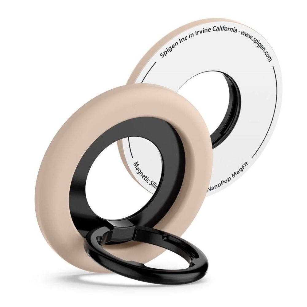 Spigen® Nano Pop (MagFit) AMP09031 MagSafe Phone Holder Ring - Coconut Beige