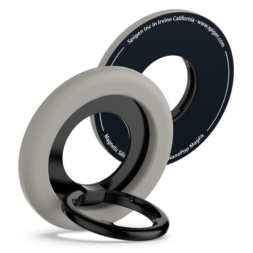 Spigen® Nano Pop (MagFit) AMP09032 MagSafe Phone Holder Ring - Truffle Gray