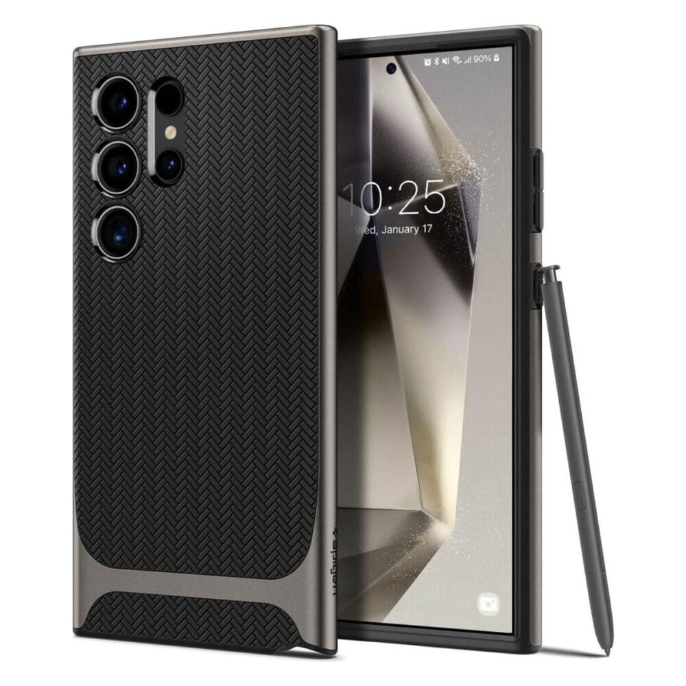 Spigen® Neo Hybrid™ ACS07305 Samsung Galaxy S24 Ultra Case - Gunmetal