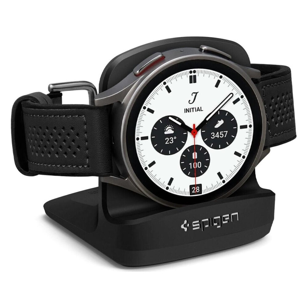 Spigen® Night Stand | S353 AMP05302 Samsung Galaxy Watch Ultra | 7 | 6 Classic | 6 | 5 Pro | 5 Stand - Black