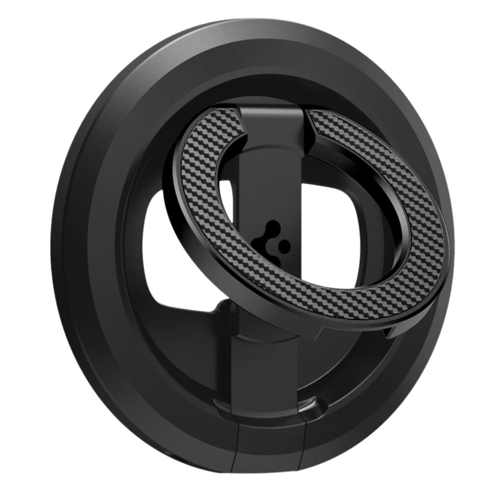 Spigen® O-Mag OM102 (MagFit) AMP08822 MagSafe Ring Kickstand Phone Holder - Black