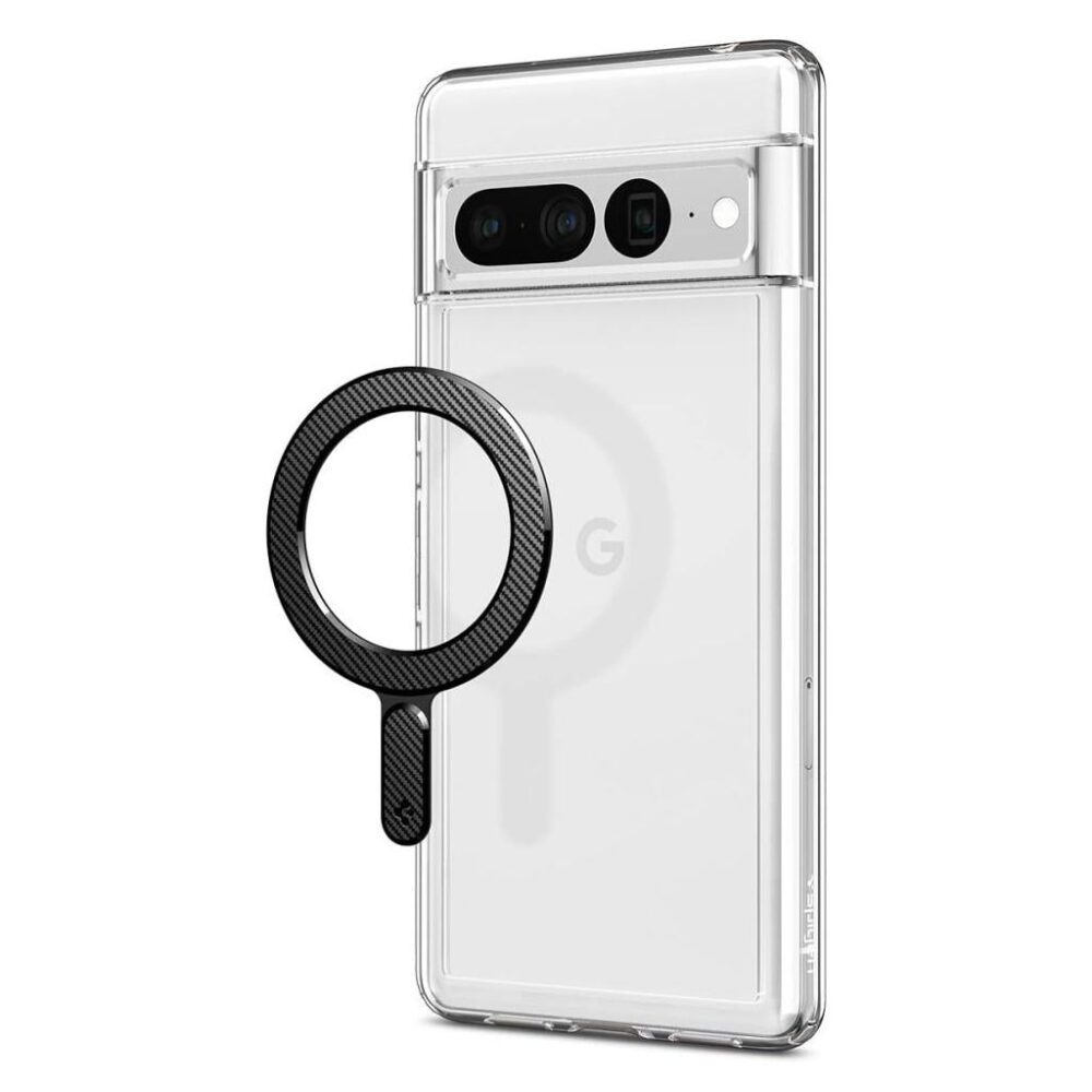 Spigen® OneTap™ MagSafe ACP06107 Metal Plate Ring Adapter - Carbon