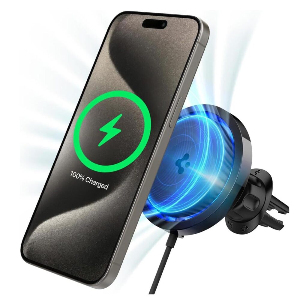 Spigen® OneTap™ Pro 3 CryoMax™ ACP07082 MagSafe Air Vent Car Mount | ITS12WC (MagFit) - Black