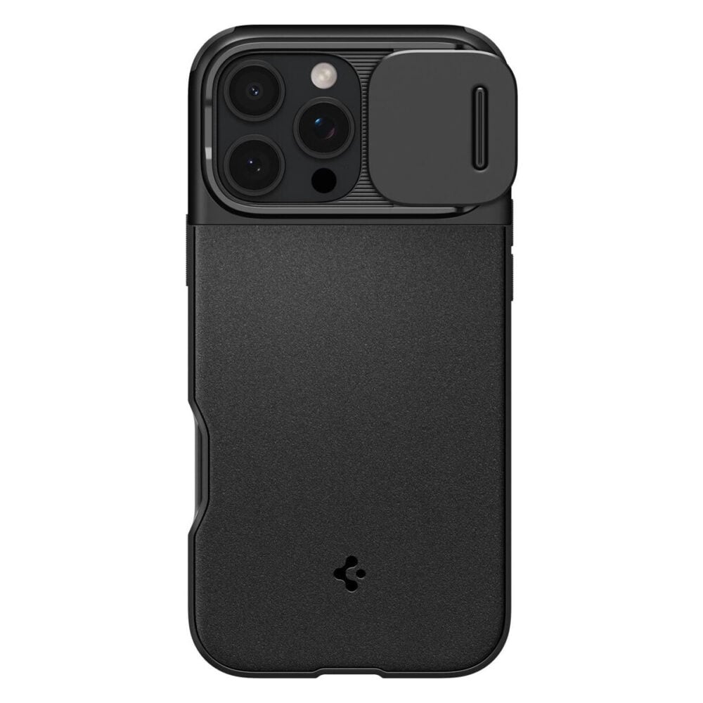 Spigen® Optik Armor™ (MagFit) ACS08015 iPhone 16 Pro Max Case - Black