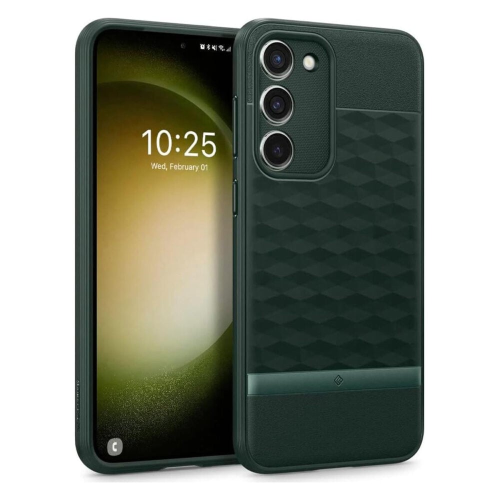 Spigen® Parallax by Caseology® Collection ACS05991 Samsung Galaxy S23 Case - Midnight Green