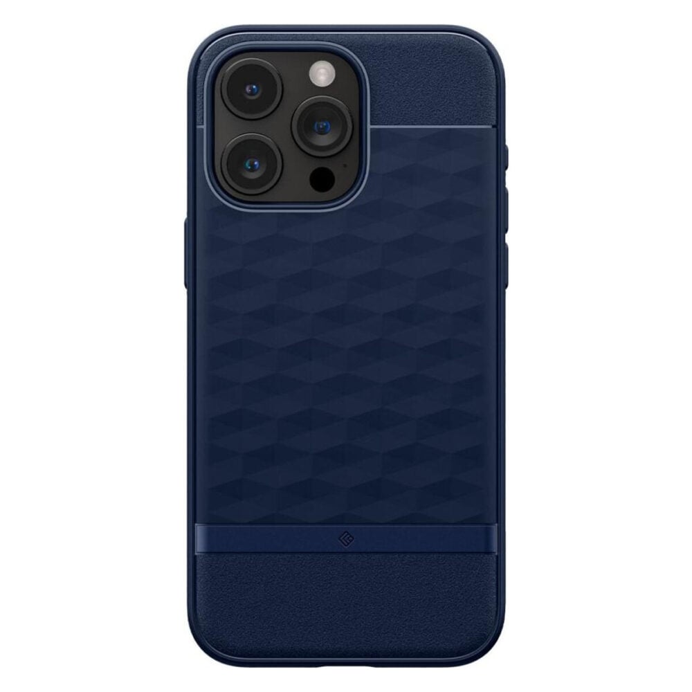 Spigen® Parallax Mag by Caseology® Collection ACS06615 iPhone 15 Pro Max Case - Midnight Blue
