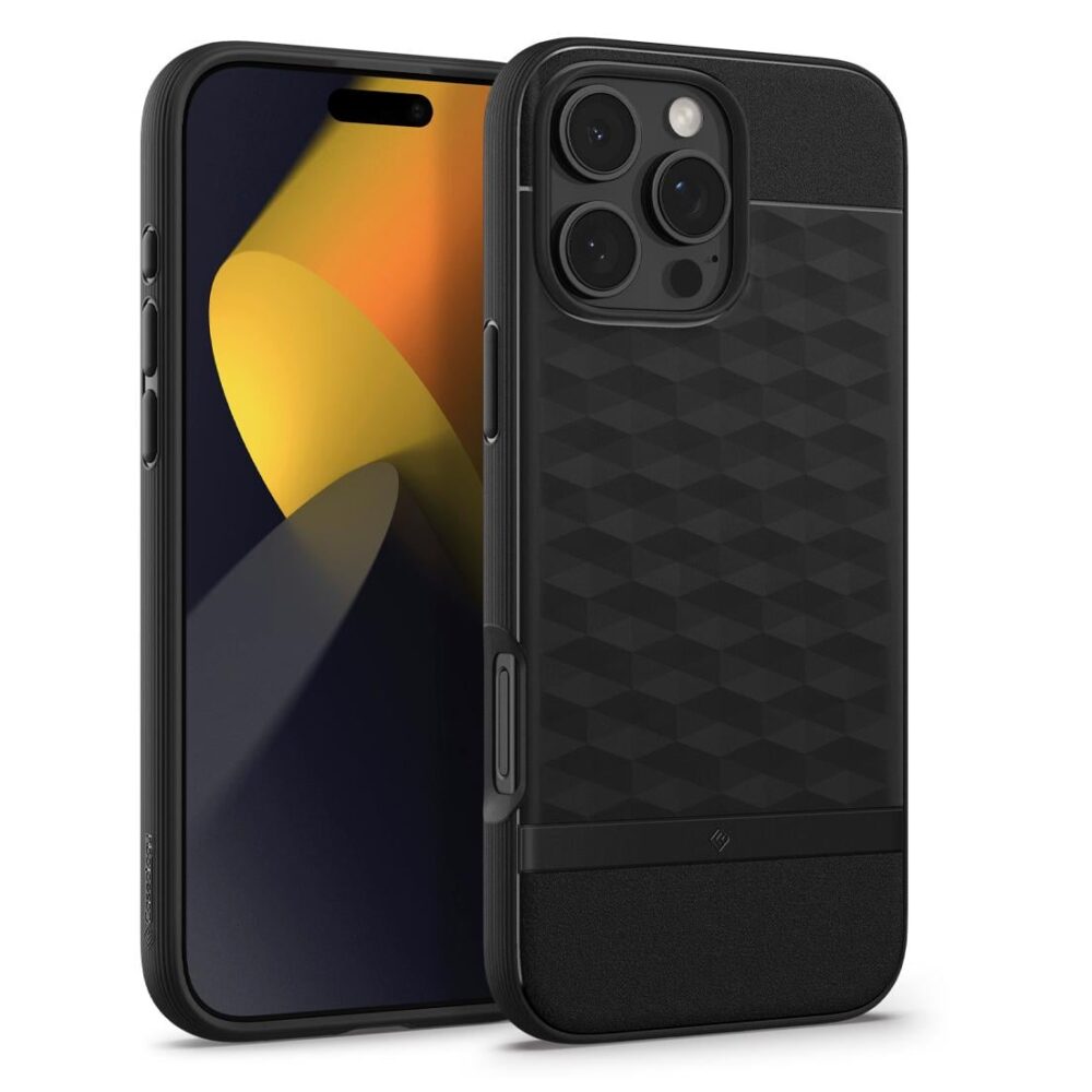 Spigen® Parallax Mag by Caseology® Collection ACS08169 iPhone 16 Pro Case - Matte Black