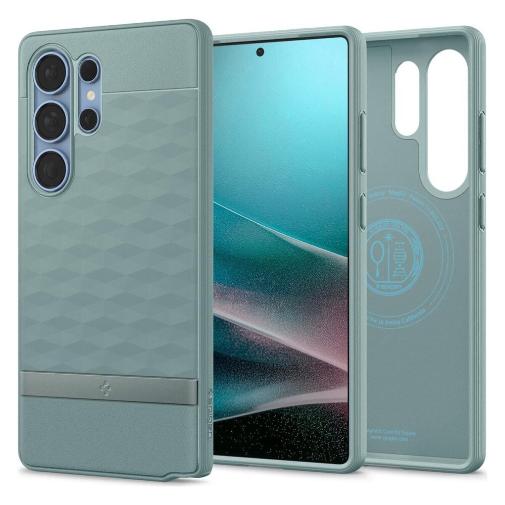 Spigen® Parallax (MagFit) ACS09053 Samsung Galaxy S25 Ultra Case - Sage Green