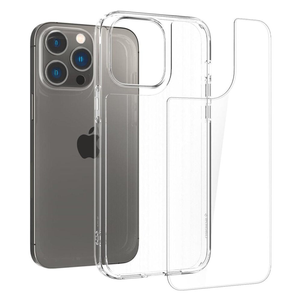Spigen® Quartz Hybrid™ ACS04974 iPhone 14 Pro Case - Crystal Clear