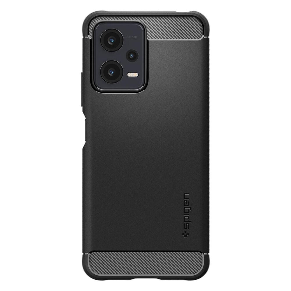 Spigen® Rugged Armor™ ACS05787 Xiaomi Redmi Note 12 5G / Poco X5 Case - Matte Black