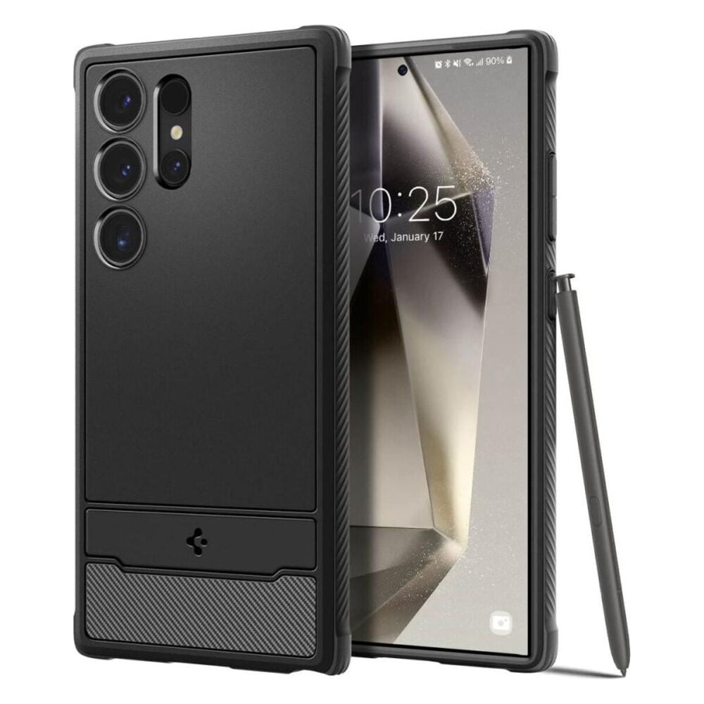Spigen® Rugged Armor™ ACS07286 Samsung Galaxy S24 Ultra Case - Matte Black