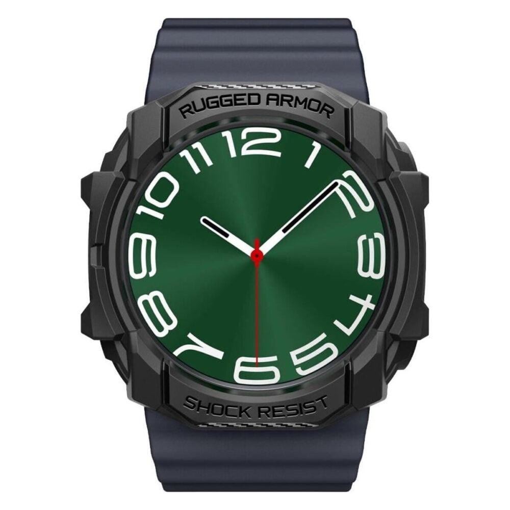 Spigen® Rugged Armor™ ACS08426 Samsung Galaxy Watch Ultra (47mm) Case - Matte Black