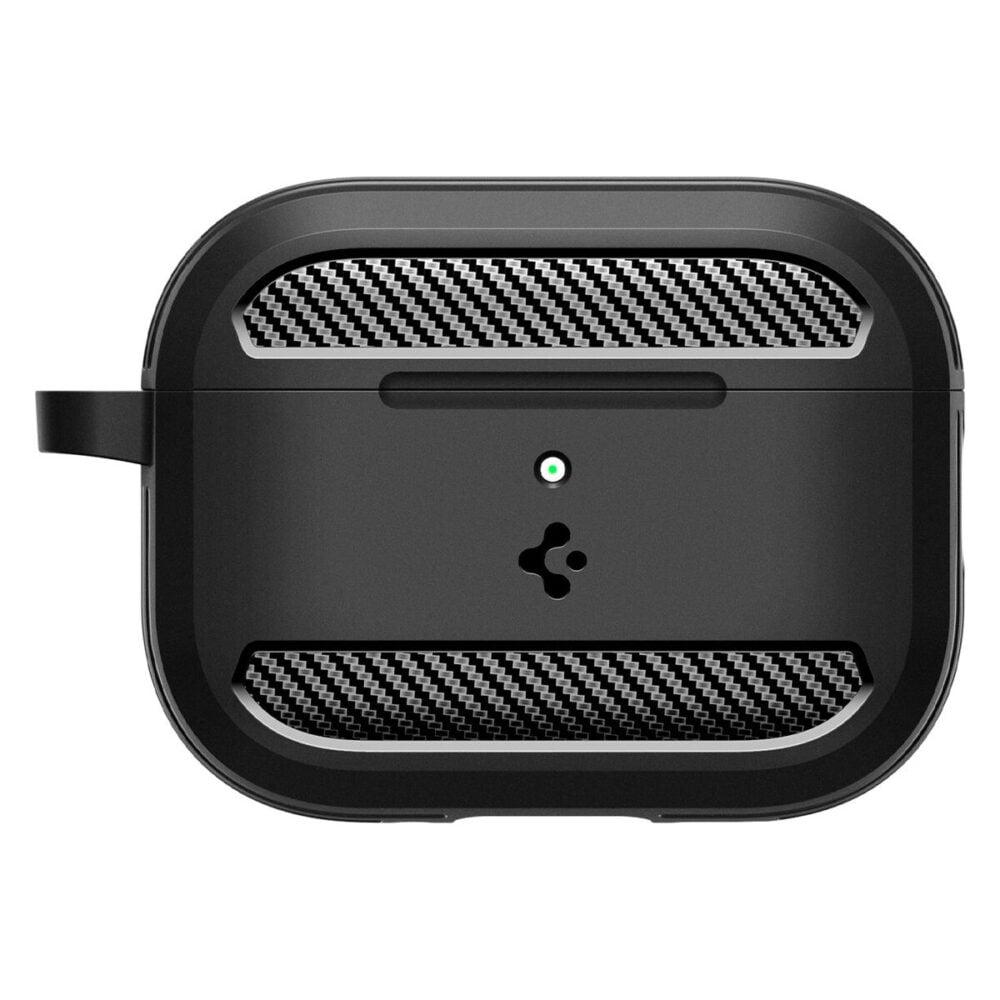 Spigen® Rugged Armor™ ACS09822 AirPods Pro 3 Case - Matte Black
