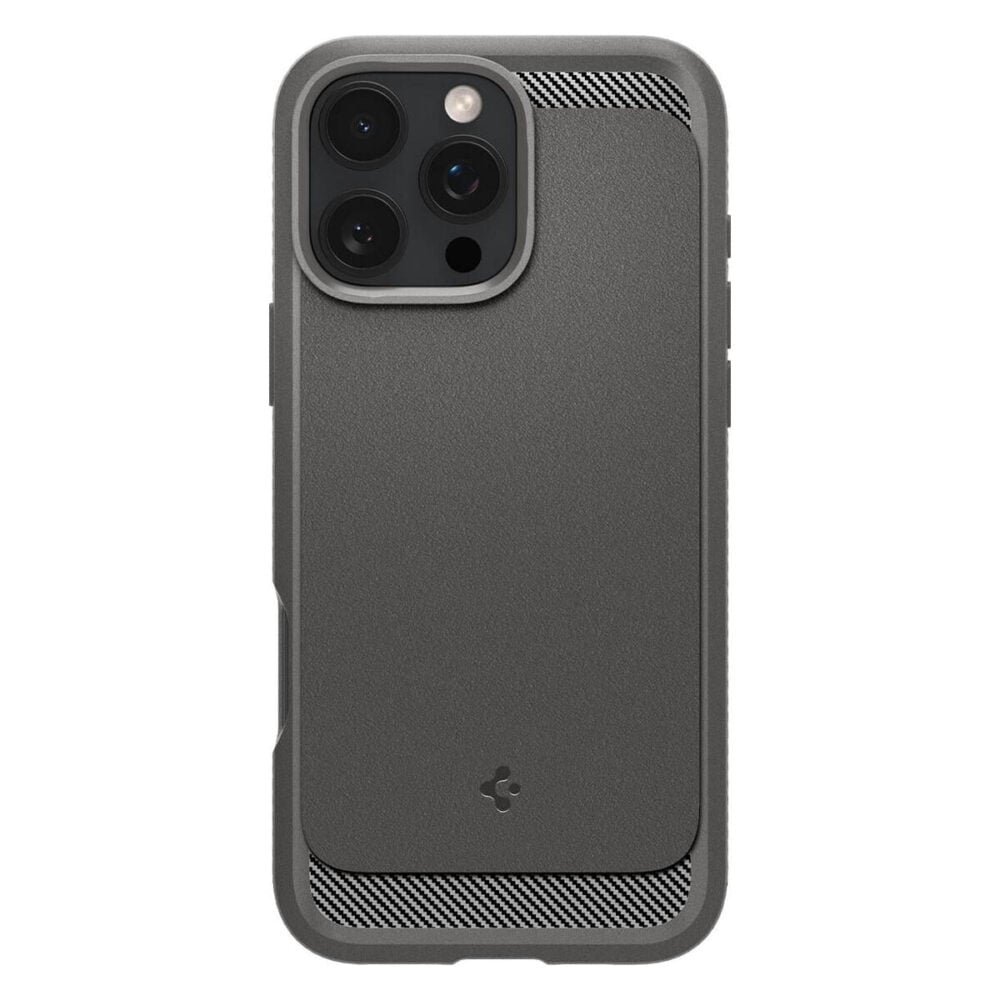 Spigen® Rugged Armor™ (MagFit) ACS07987 iPhone 16 Pro Max Case - Gray