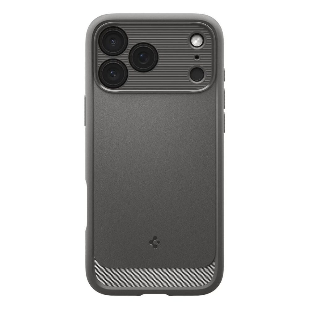 Spigen® Rugged Armor™ (MagFit) ACS10330 iPhone 17 Pro Case - Gray