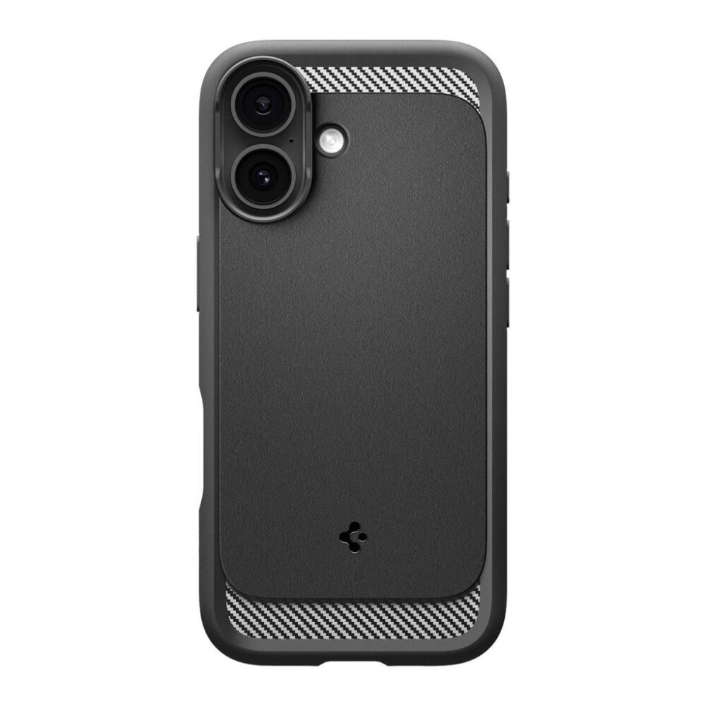 Spigen® Rugged Armor™ (MagFit) ACS10367 iPhone 17 Case - Matte Black