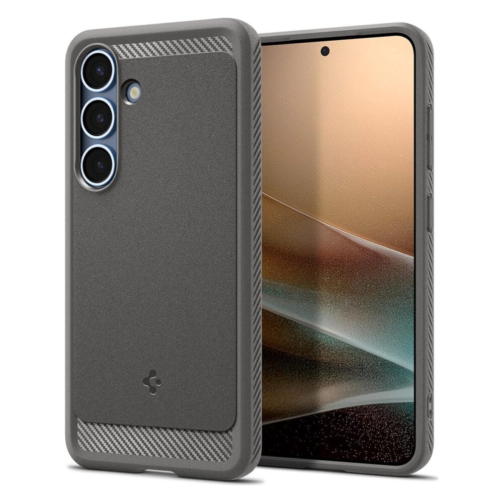 Spigen® Rugged Armor™ (MagFit) ACS08999 Samsung Galaxy S25 Case - Marble Gray