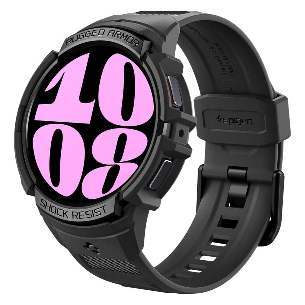 Spigen® Rugged Armor™ Pro ACS06501 Samsung Galaxy Watch 6 (40mm) Case - Black