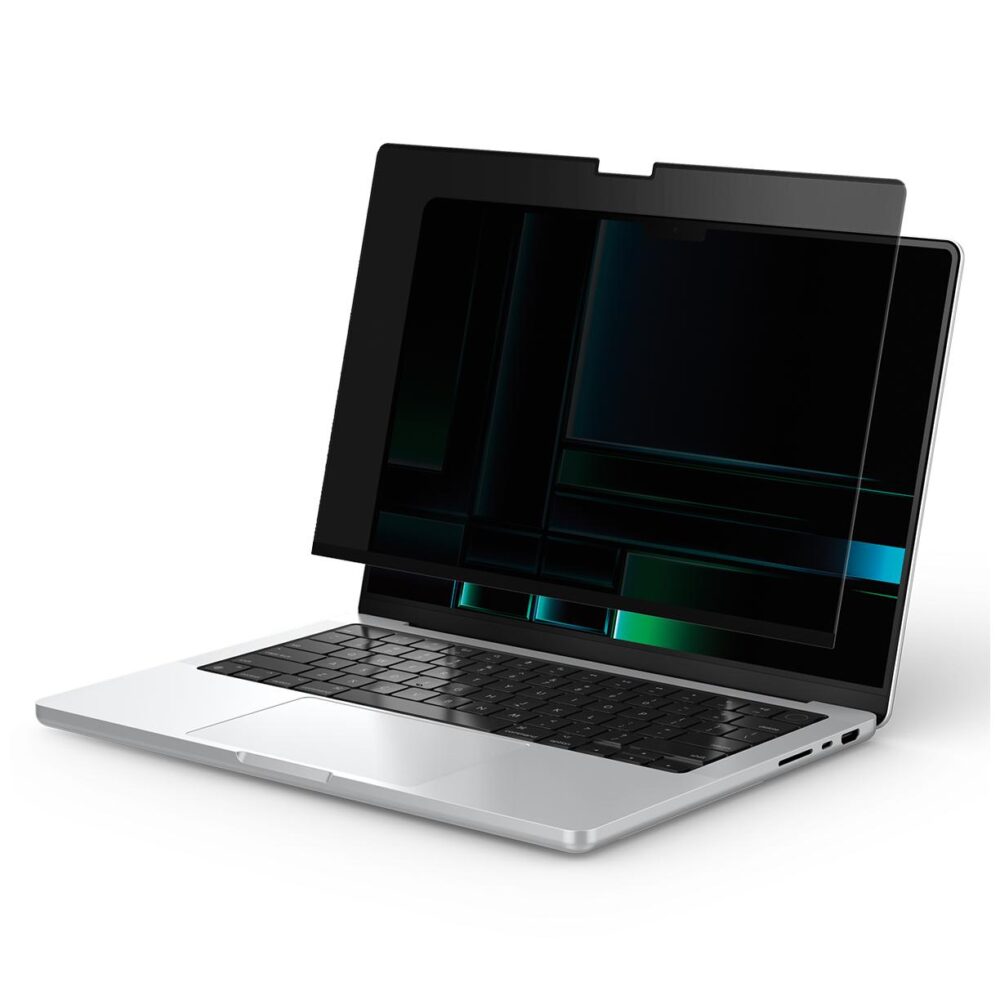 Spigen® SafeView Privacy AFL06157 MacBook Pro 16-inch M4 Pro / M4 Max (2024) | M3 Pro / M3 Max (2023) | M2 Pro / M2 Max (2023) | M1 Pro / M1 Max (2021) Premium Screen Protector - Privacy