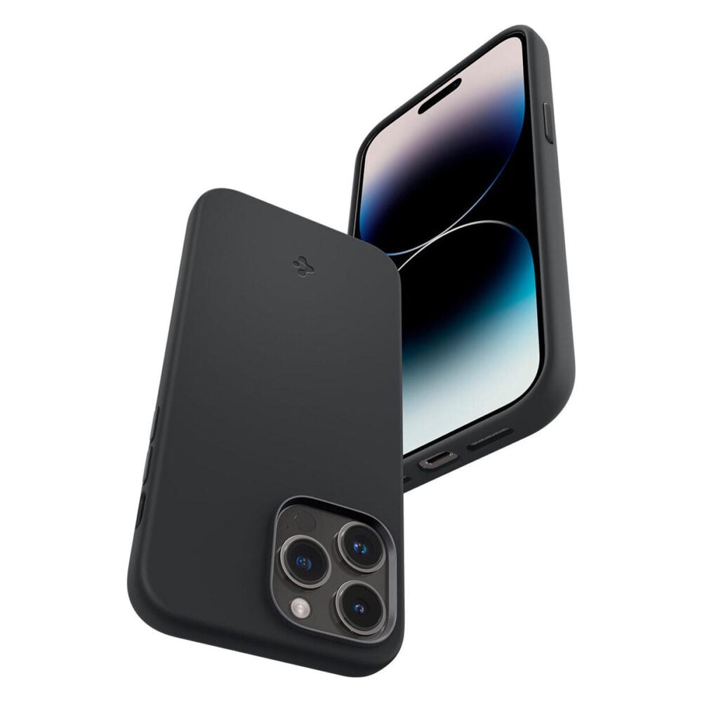 Spigen® Silicone Fit™ (MagFit) ACS04991 iPhone 14 Pro Case - Black