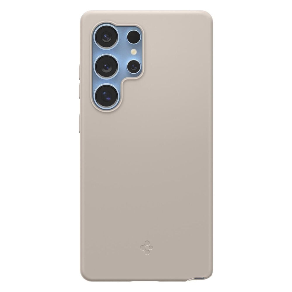 Spigen® Silicone Fit™ (MagFit) ACS09165 Samsung Galaxy S25 Ultra Case - Natural Titanium