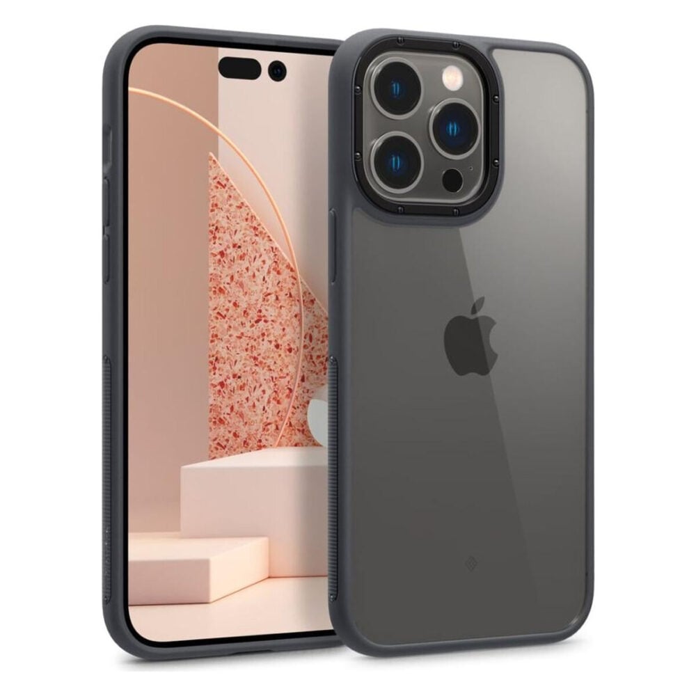 Spigen® Skyfall by Caseology® Collection ACS04999 iPhone 14 Pro Case - Matte Black