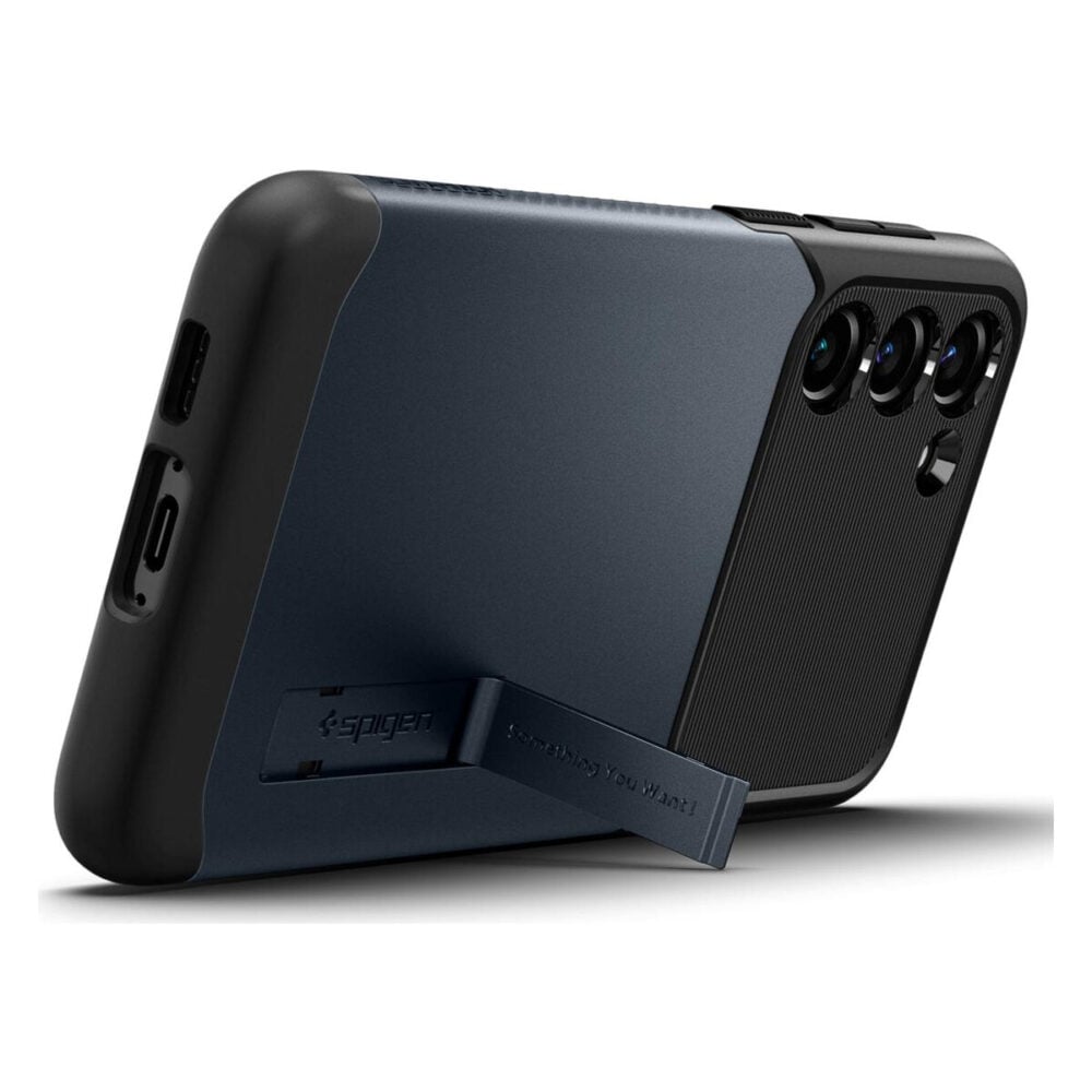 Spigen® Slim Armor™ ACS05688 Samsung Galaxy S23+ Plus Case - Metal Slate