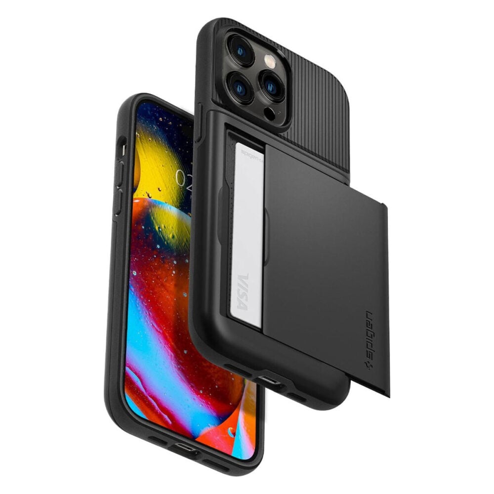 Spigen® Slim Armor™ CS ACS04980 iPhone 14 Pro Case - Black