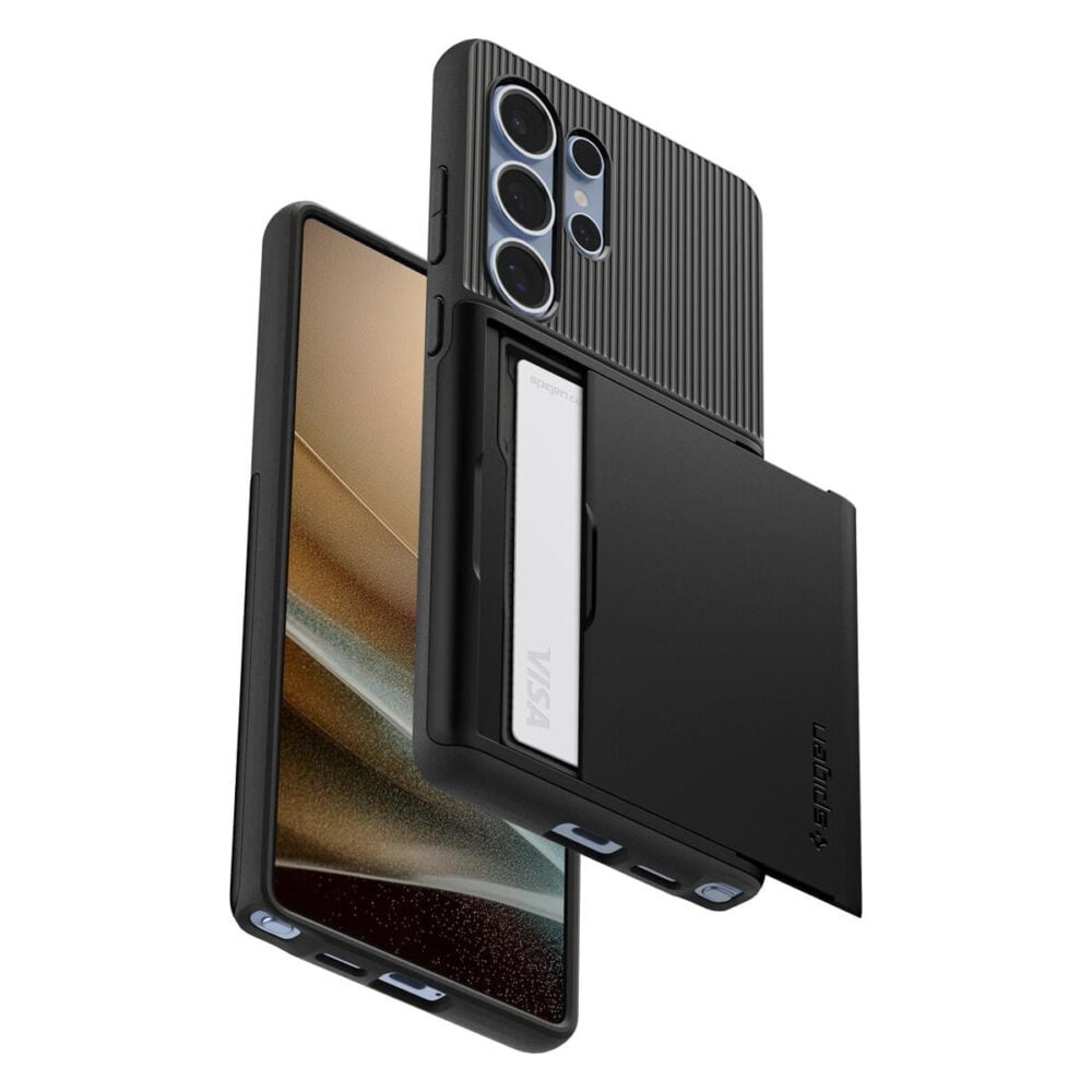 Spigen® Slim Armor™ CS ACS08967 Samsung Galaxy S25 Ultra Case - Black
