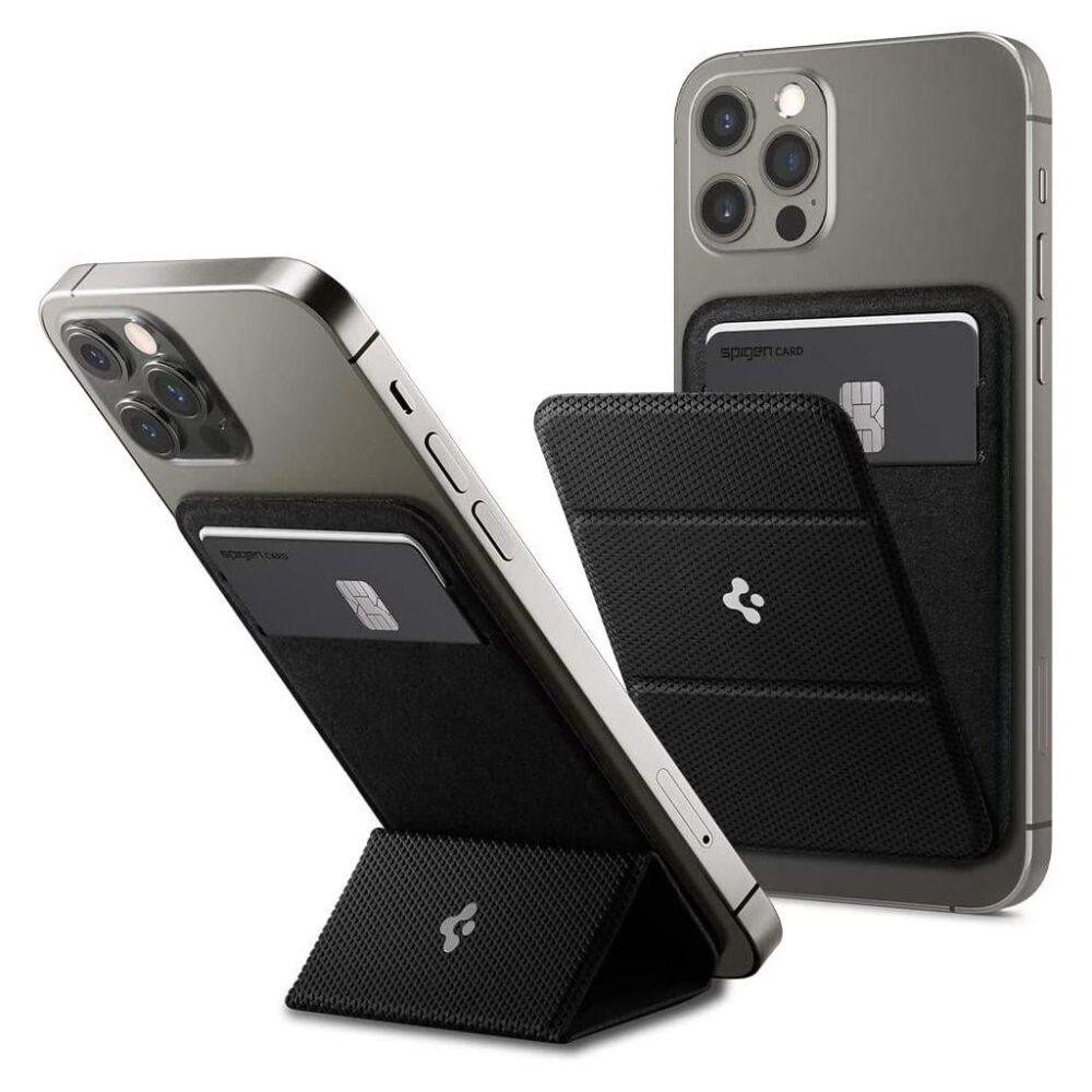 Spigen® Smart Fold™ Wallet AMP02746 MagSafe Card Holder (MagFit) - Black