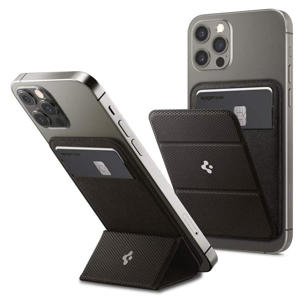 Spigen® Smart Fold™ Wallet AMP02766 MagSafe Card Holder (MagFit) - Gunmetal