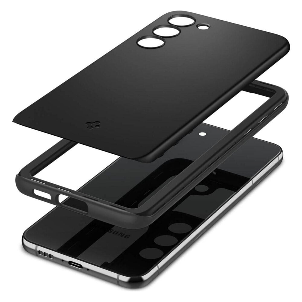 Spigen® Thin Fit™ ACS05661 Samsung Galaxy S23+ Plus Case - Black