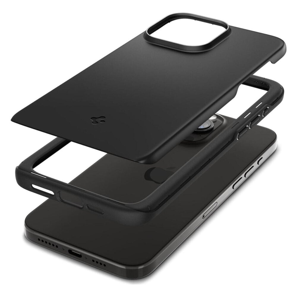 Spigen® Thin Fit™ ACS06544 iPhone 15 Pro Max Case - Black
