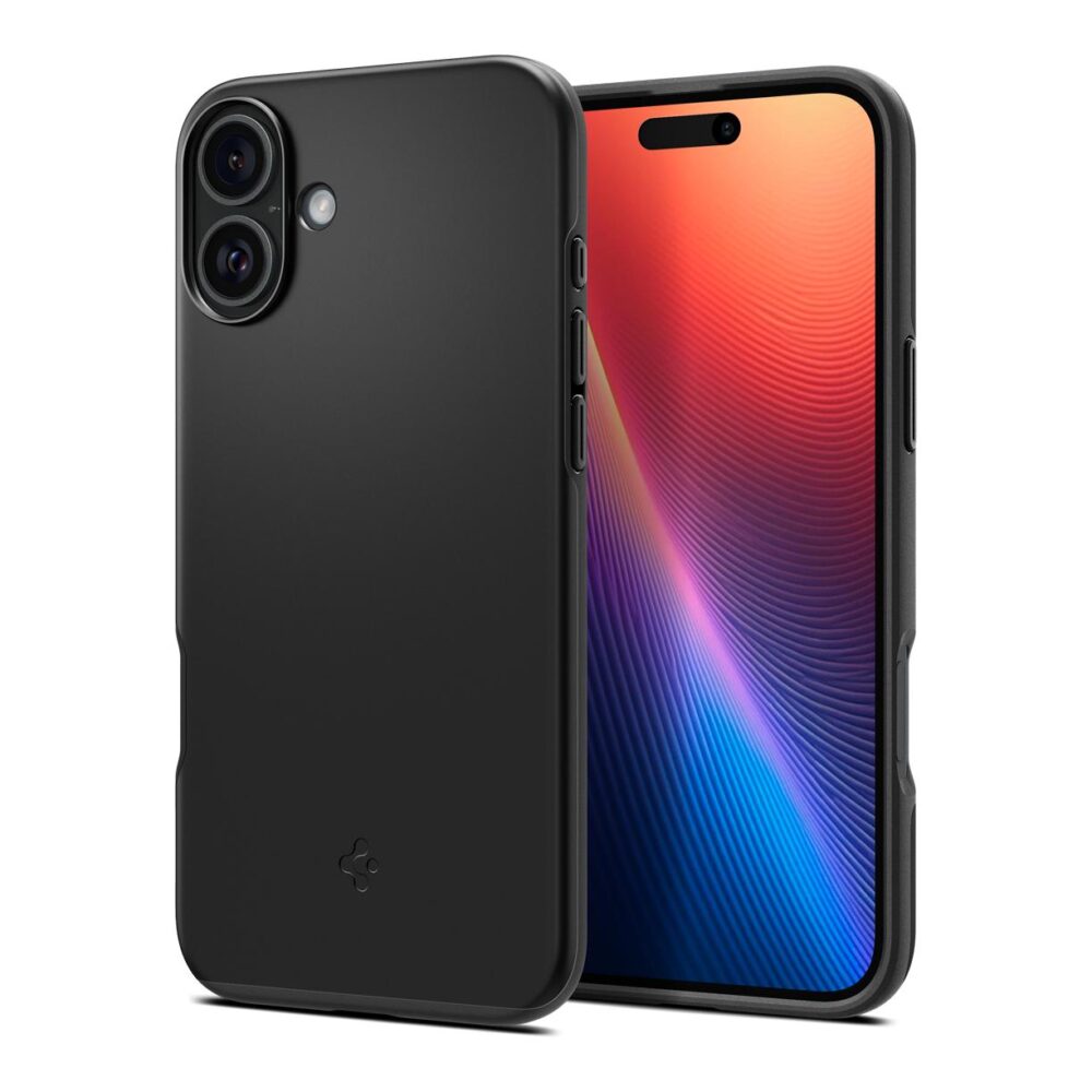 Spigen® Thin Fit™ (MagFit) ACS08060 iPhone 16 Plus Case - Black