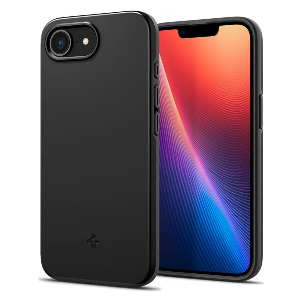 Spigen® Thin Fit™ (MagFit) ACS09135 iPhone 16e Case - Black