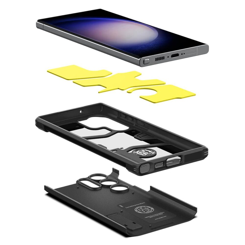 Spigen® Tough Armor™ ACS05623 Samsung Galaxy S23 Ultra Case - Black
