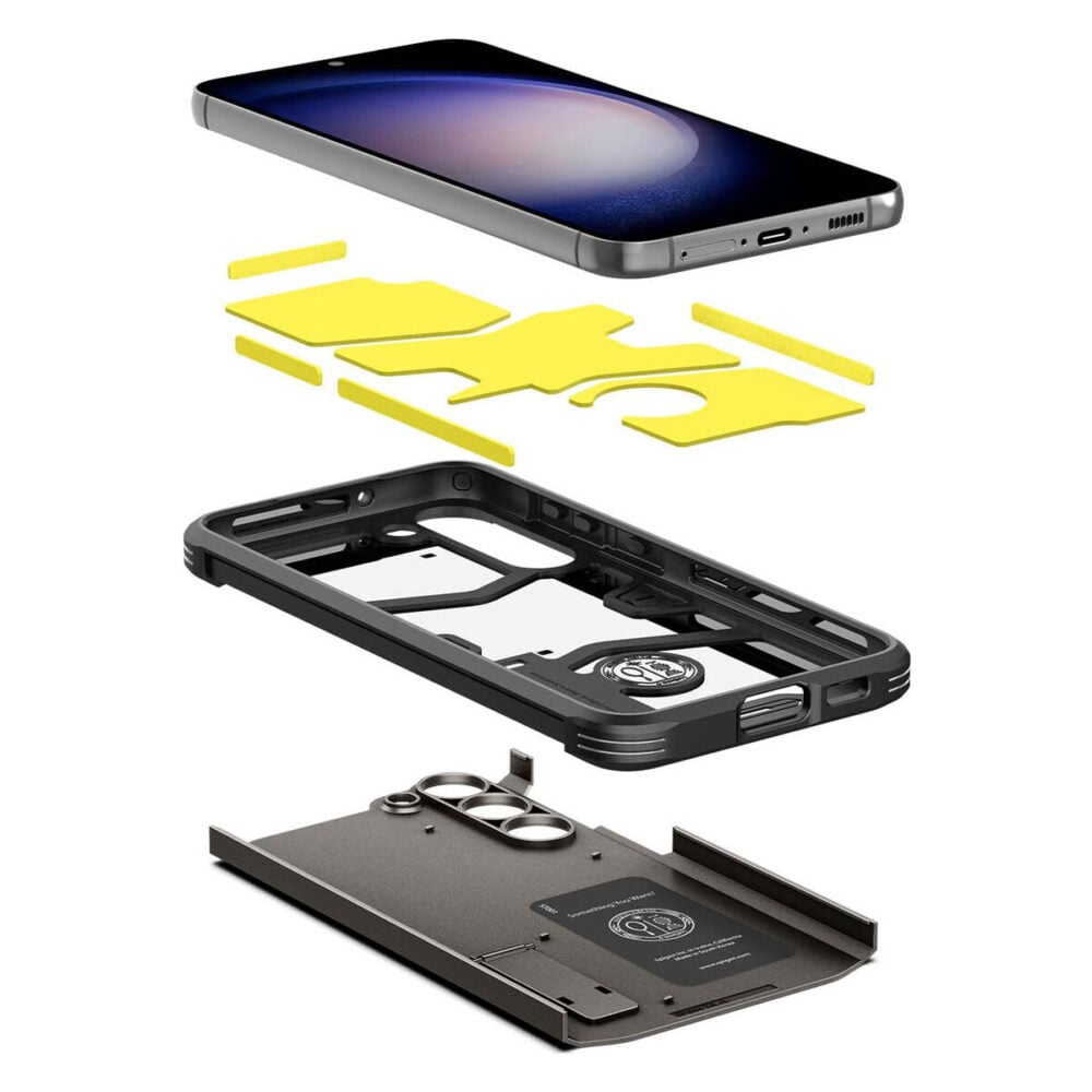 Spigen® Tough Armor™ ACS05673 Samsung Galaxy S23+ Plus Case - Gunmetal