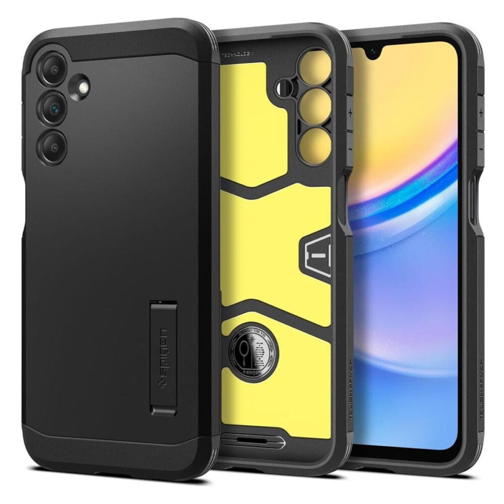 Spigen® Tough Armor™ ACS07242 Samsung Galaxy A15 5G | A15 4G Case - Black
