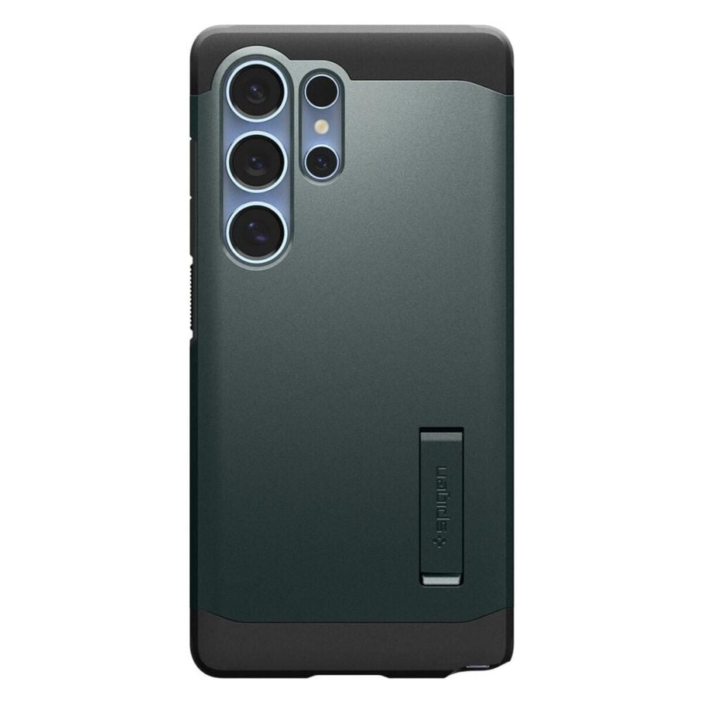 Spigen® Tough Armor™ AI (MagFit) ACS08966 Samsung Galaxy S25 Ultra Case - Abyss Green