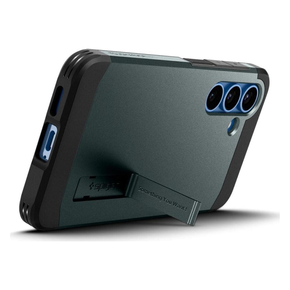 Spigen® Tough Armor™ AI (MagFit) ACS09010 Samsung Galaxy S25 Case - Abyss Green
