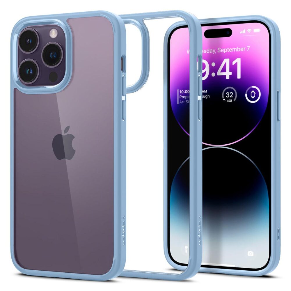 Spigen® Ultra Hybrid™ ACS04820 iPhone 14 Pro Max Case - Sierra Blue