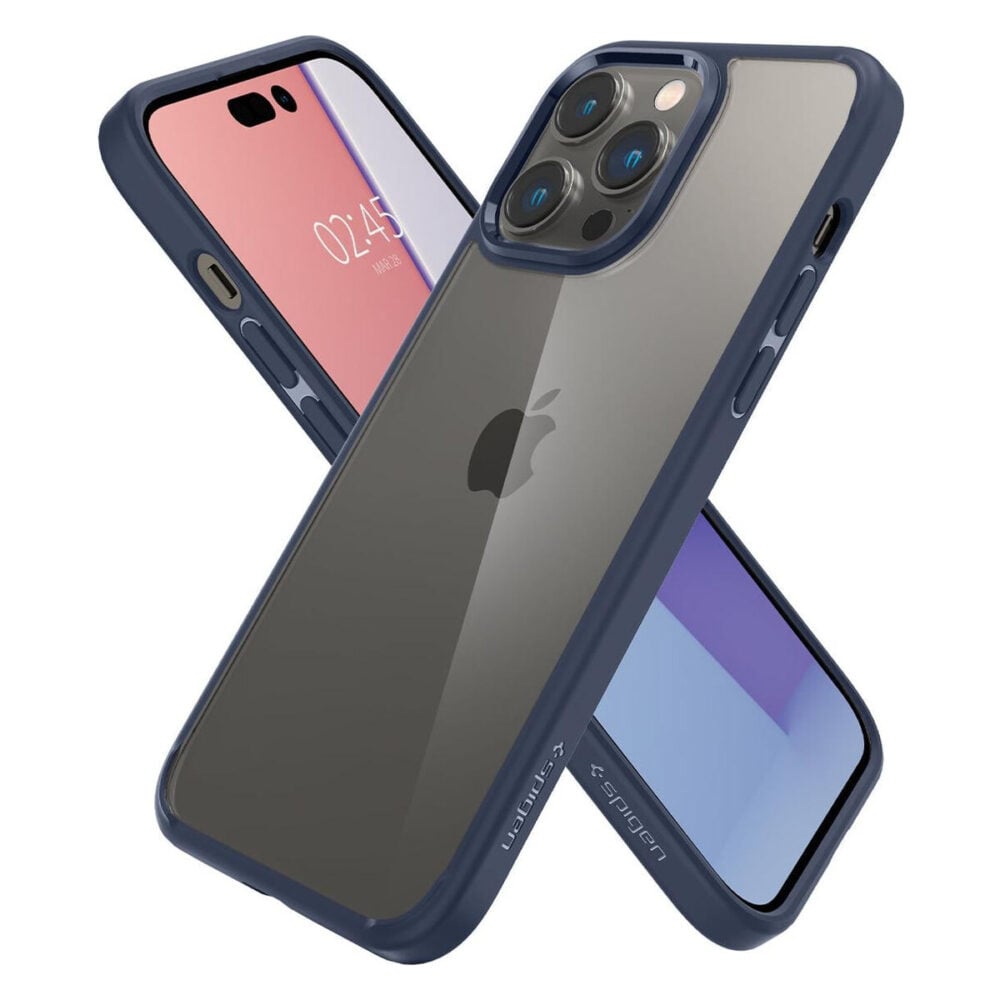 Spigen® Ultra Hybrid™ ACS04962 iPhone 14 Pro Case - Navy Blue