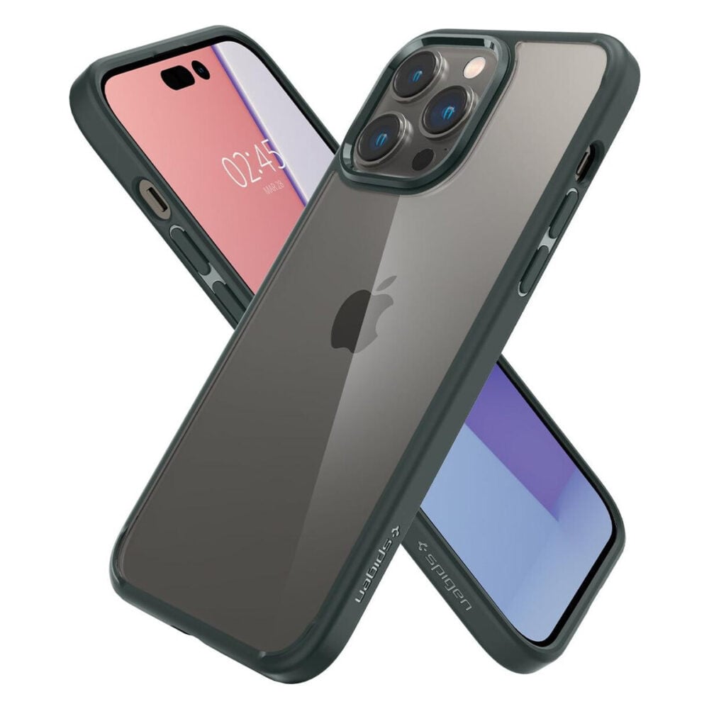 Spigen® Ultra Hybrid™ ACS04966 iPhone 14 Pro Case - Abyss Green