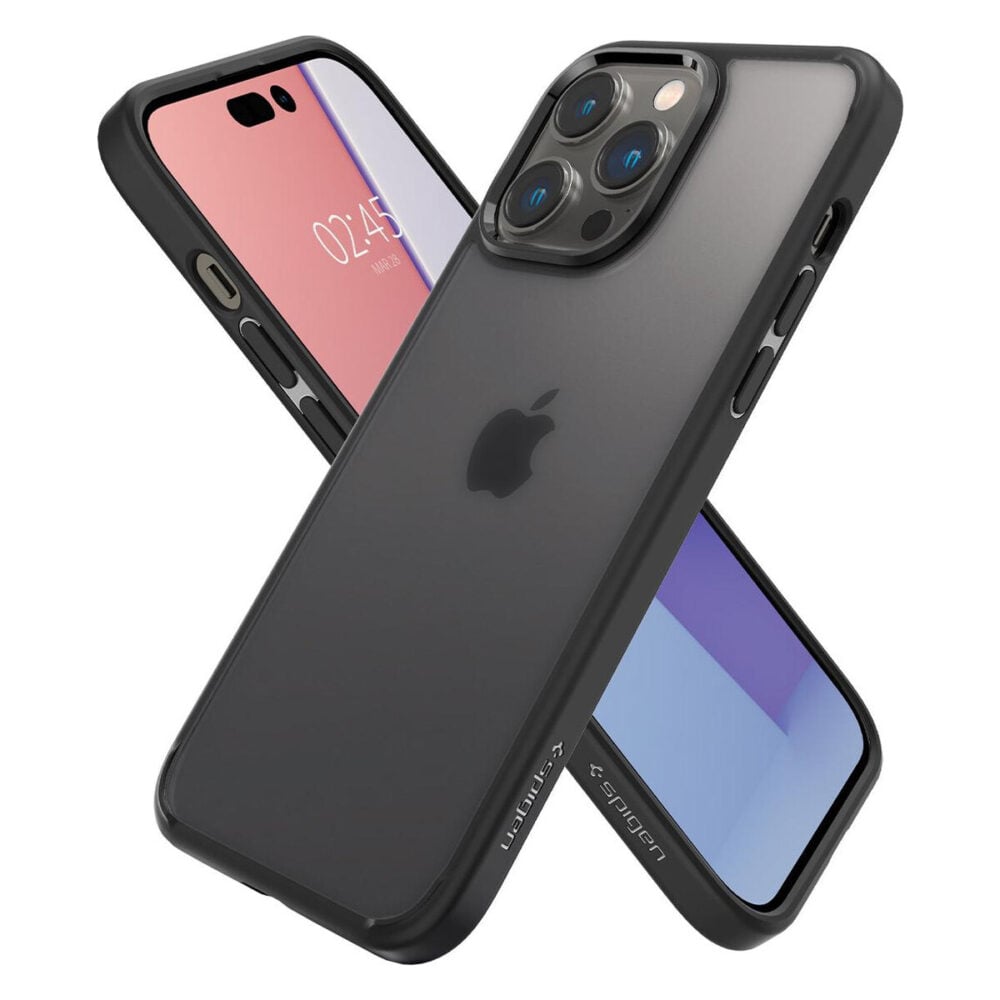 Spigen® Ultra Hybrid™ ACS04968 iPhone 14 Pro Case - Frost Black