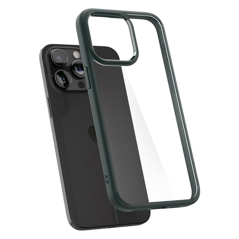 Spigen® Ultra Hybrid™ ACS06574 iPhone 15 Pro Max Case - Abyss Green