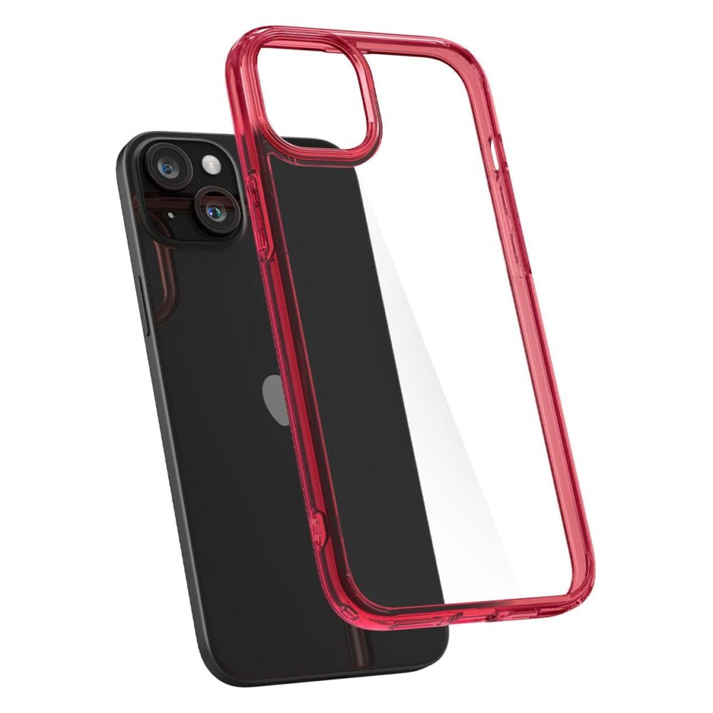 Spigen® Ultra Hybrid™ ACS06654 iPhone 15 Plus Case - Red Crystal