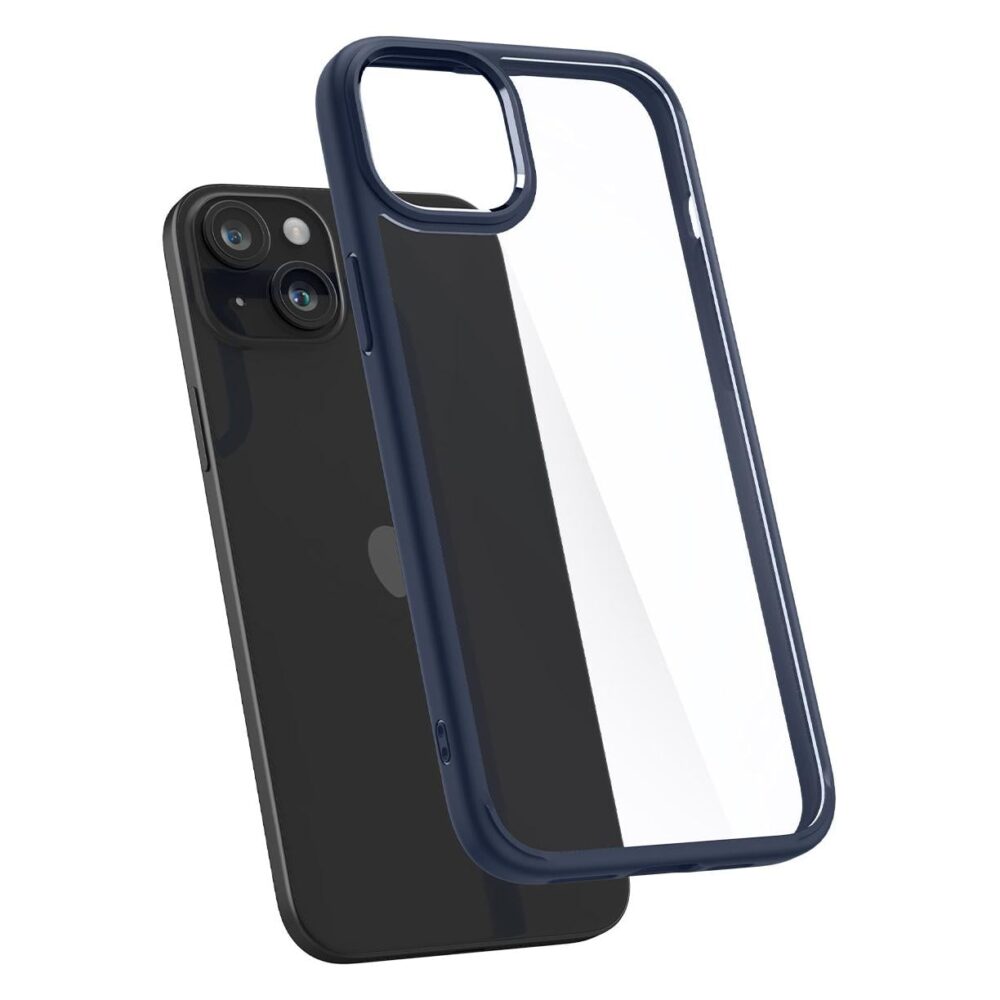Spigen® Ultra Hybrid™ ACS06801 iPhone 15 Case - Navy Blue